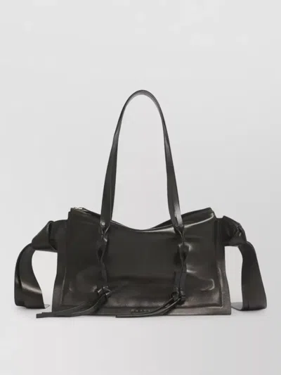 Marni Small Tote Bag Bow Detail Dual Handles