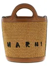 Marni Small Tropicalia Bucket Bag In Brown