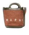 Marni Small Tropicalia Bucket Bag In Brown
