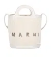Marni Tropicalia Small Bucket Bag In White