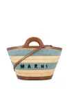 Marni Tropicalia Micro Mini Bag In Blue