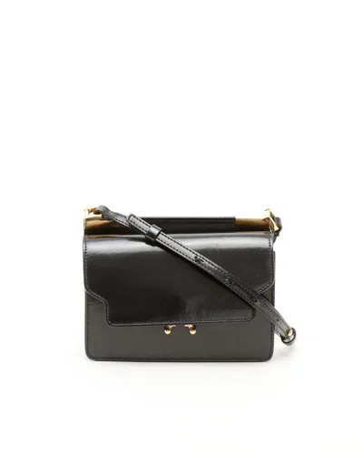 Marni Small Trunk Crossbody Bag In Black