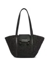 Marni Small Trunkaroo Beach Tote Bag In Schwarz