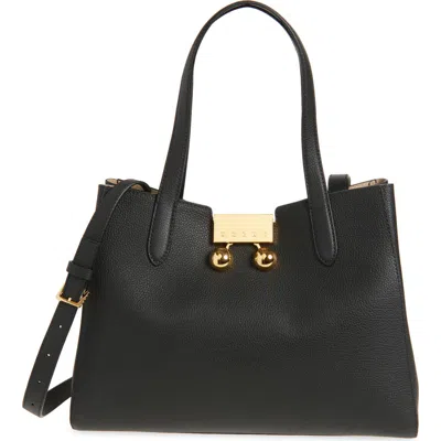 MARNI MARNI SMALL TRUNKAROO LEATHER TOTE