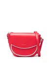 Marni Smile Cross Body Bag In Red
