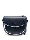 Marni Smile Shoulder Bag In Blue