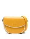 Marni Smile Shoulder Bag In Yellow