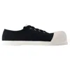 Marni Black Canvas New Wave Sneaker In Black