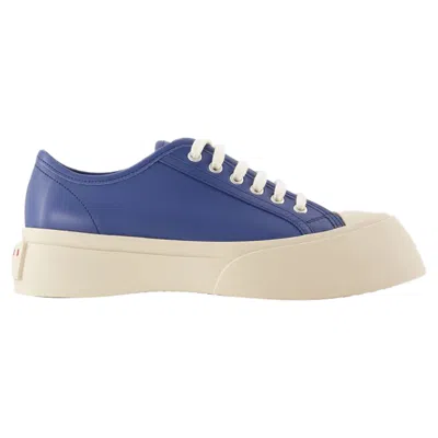 MARNI SNEAKERS - MARNI - LEATHER - BLUE