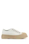 Marni White Leather Pablo Sneakers In White