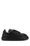 Marni Padded Leather Sneakers With Flat Rubber Sole