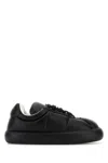 Marni Padded Leather Sneakers With Flat Rubber Sole