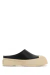 Marni Smooth Leather Pablo Clogs In Black