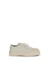Marni Pablo Lace-up Sneakers In Gray