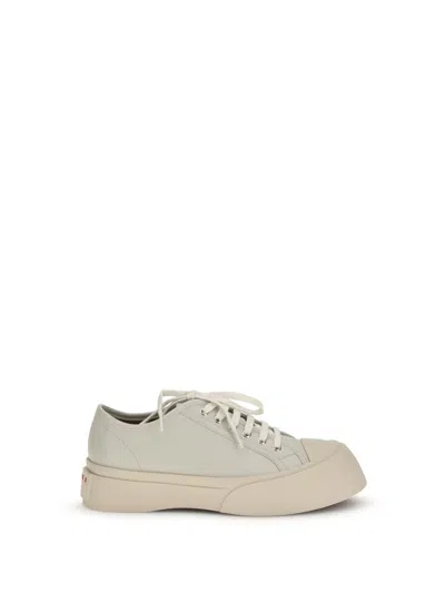Marni Pablo Lace-up Sneakers In Gray