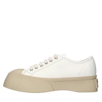 Marni Sneakers In Bianco Neutri