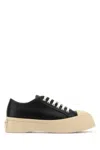 Marni Pablo Leather Sneakers In Seven Women In Black