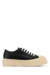Marni Pablo Leather Sneakers In Seven Women In Black