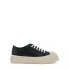 Marni Pablo Leather Sneakers In Seven Women In Black
