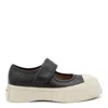 Marni Black Leather Sneakers In Black