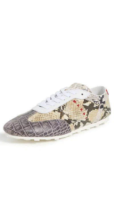 MARNI SNEAKERS GREY MULTICOLOR