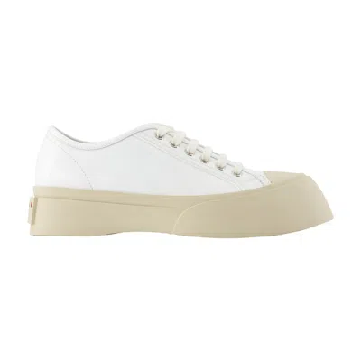 Marni Pablo Lace-up Sneakers In White