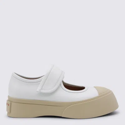 MARNI SNEAKERS LILY WHITE