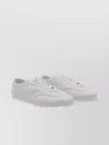 Marni Low-top Sneakers In Leather.round Toelace-up Fasteninglogo Patch At Tonguepanel Constructionchunky S In White