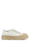 Marni White Leather Pablo Sneakers In White
