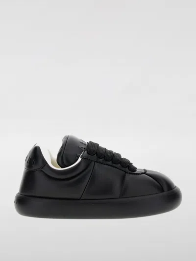 Marni Puffy Low-top Lace-up Sneakers In Black