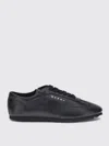 Marni Softy Soccer Nappa Leather Sneakers In Black