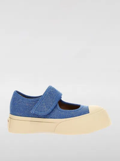 MARNI SNEAKERS MARNI WOMAN COLOR DENIM,G59683028
