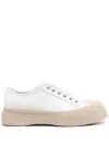 Marni Pablo Nappa Leather Sneakers In White