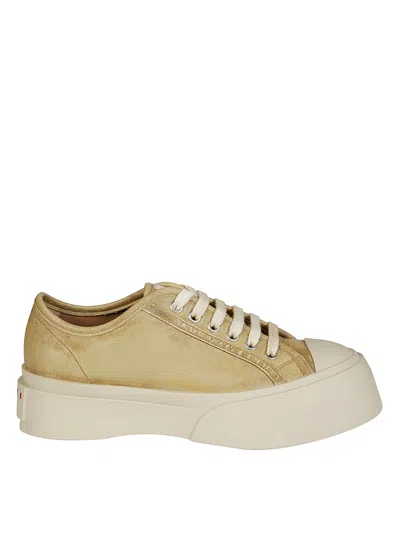 Marni Pablo Low-top Sneakers Metal Eyelets In Brown