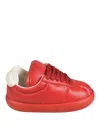 Marni Red Leather Bigfoot 2.0 Sneakers In Red