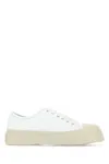 Marni Pablo Nappa Leather Sneakers In White