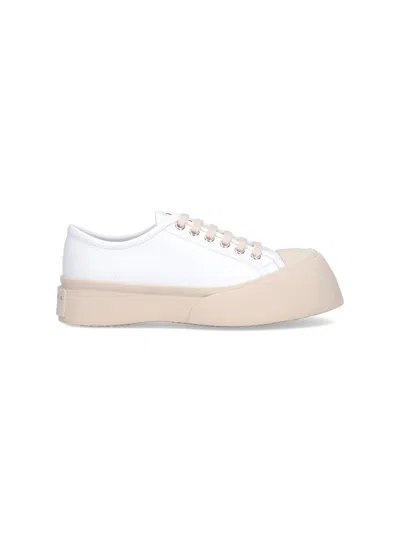 Marni Leather Pablo Sneakers Women In White