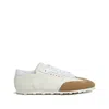 Marni Smooth Polyamide Sneakers With Suede Accents In Multi