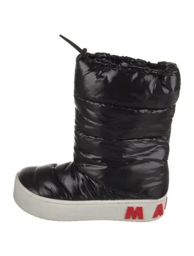 Pre-owned Marni Snow Boots In Black