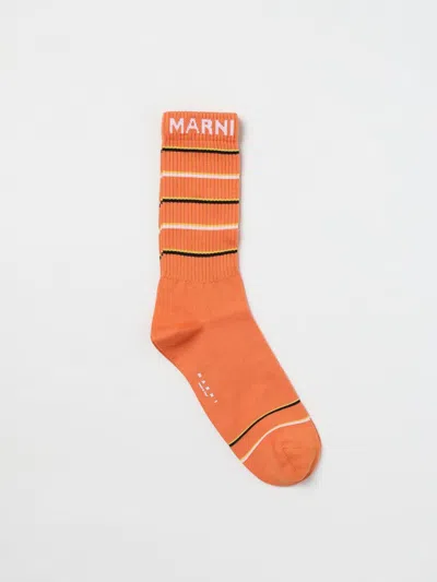 Marni Socks  Men Color Orange