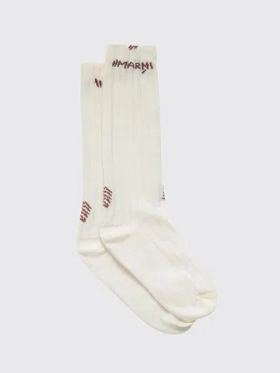 Marni Socks In Neutral