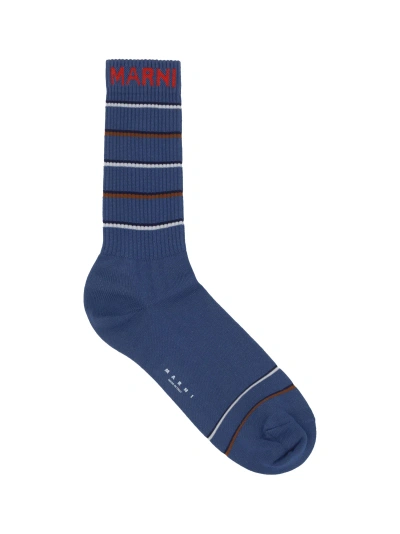 Marni Socks In Gnawed Blue