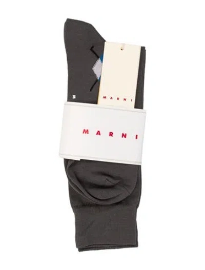 Pre-owned Marni Socks W/tags In Gray