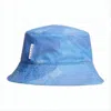 Marni Soft-toned Bucket Hat With Stitched Detailing In Blue
