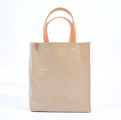 Marni Soft Tote Nude / Leather In Beige
