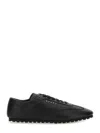 Marni Leather Low-top Sneakers And Contrasting Sole