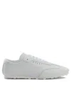 Marni Leather Lace-up Low-top Sneakers With Rubber Sole In White