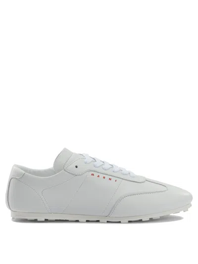 MARNI SOFTY SOCCER SNEAKERS & SLIP-ON WHITE