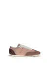 Marni Suede-panel Logo-embroidered Sneakers In Multi