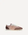 Marni Suede-panel Logo-embroidered Sneakers In Multi